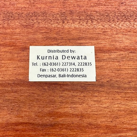 VINTAGE HANDMADE BALINESE CEMPAKA HOLY WOOD CIGAR /OR TRINKET BOX - Picture 10 of 10